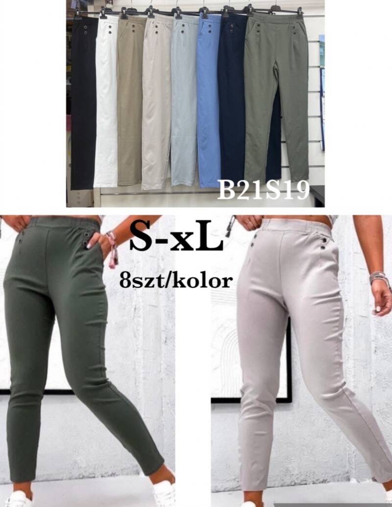 Spodnie damskie Roz S-2XL, Mix Kolor Paczka 8 szt